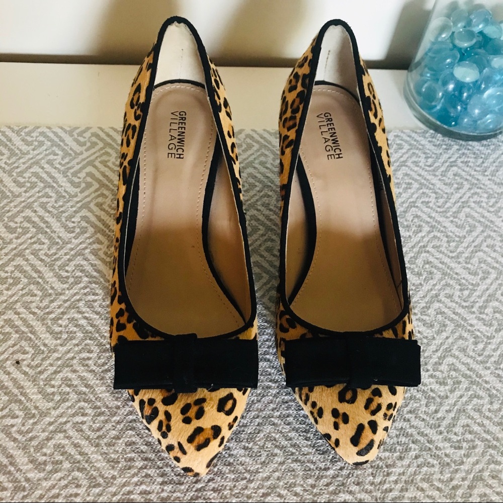 Greenwich Village Leather pumps